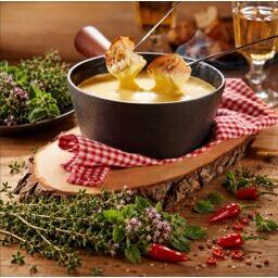 Alpenkräuter-Fondue
