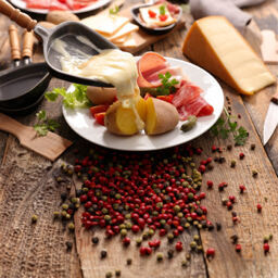 Schwarzer Pfeffer-Raclette