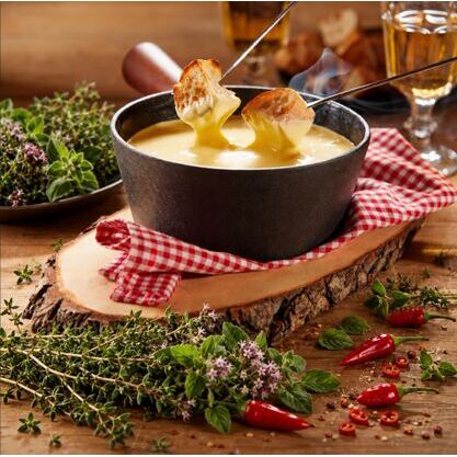 Alpenkräuter-Fondue
