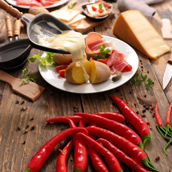 Diavola-Raclette scharf